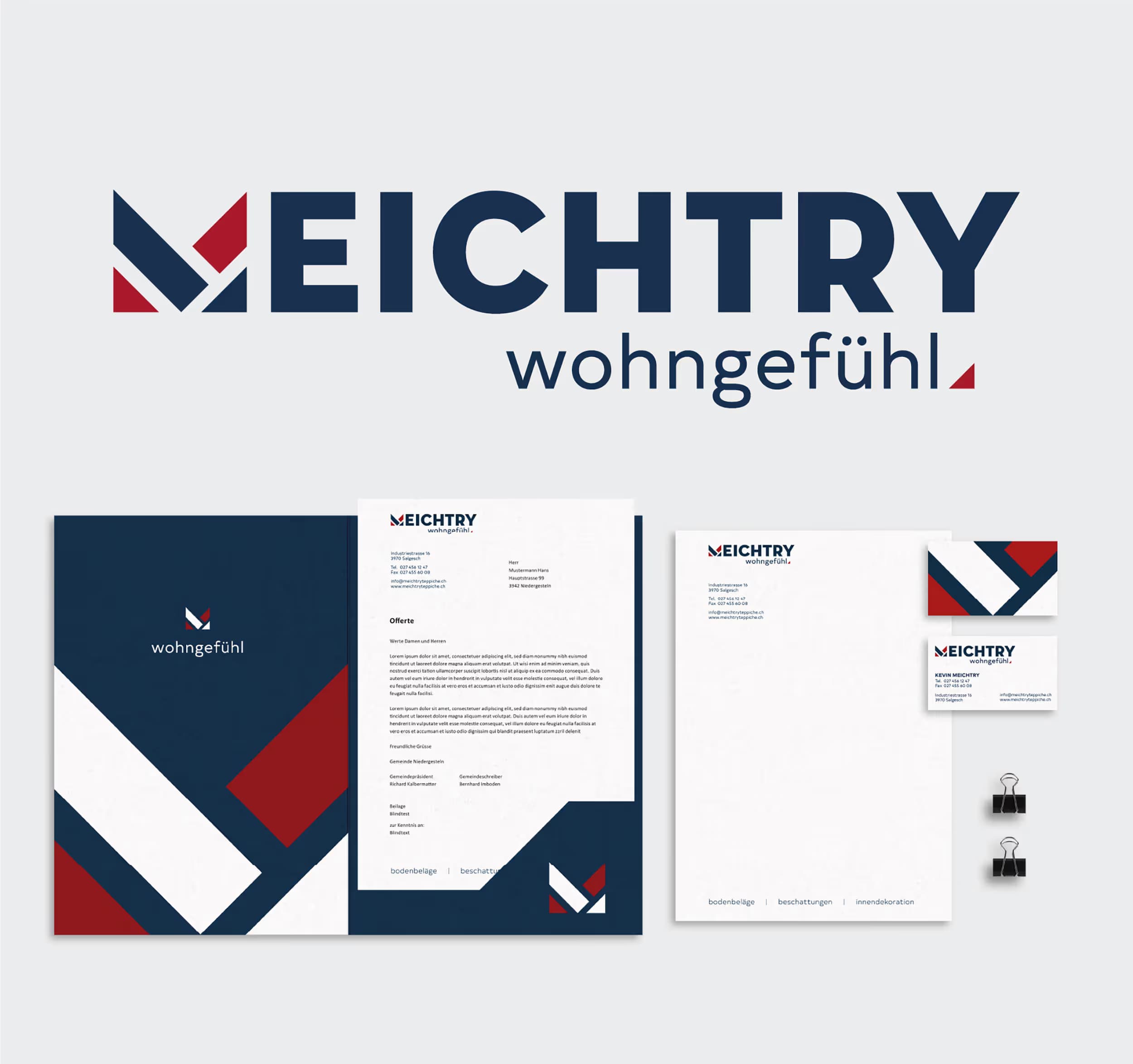 Meichtry wohngefühl AG – Rebranding, Referenzen, Website & Event Block 2