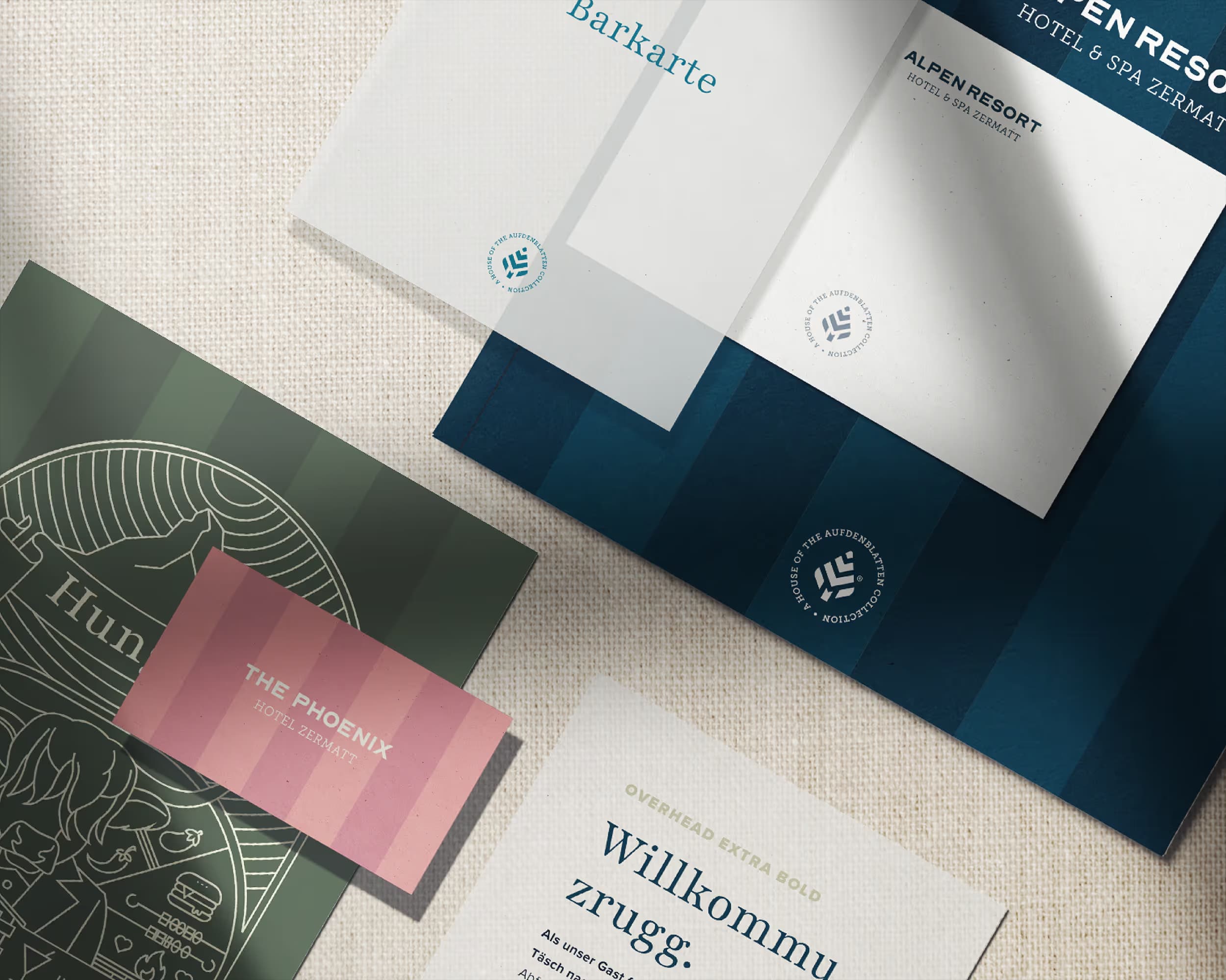 Aufdenblatten Collection – Markenarchitektur, Branding & Kommunikation Block 3